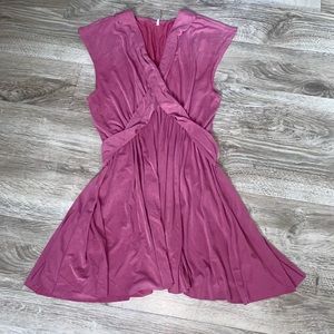 Free People Mauve Flowy Mini Dress